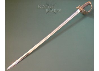 British 1857 Pattern Royal Engineers Sword. Named Officer of Submarine Miners #5