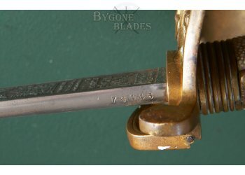 British Royal Navy P1827 Officer&#039;s Sword by Wilkinson #12