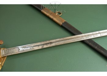 British Royal Navy P1827 Officer&#039;s Sword by Wilkinson #8