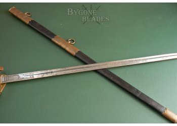 British Royal Navy P1827 Officer&#039;s Sword by Wilkinson #9