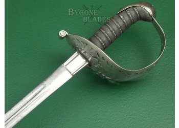 British Royal Scots Fusiliers Field Officers Broadsword. E. Thurkle Circa 1880. #2204008 #10