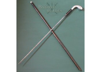 Victorian Silver Sword Cane