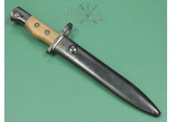 British Sterling Machine Carbine Bayonet. Hopkinson 1975. #2512005 #3