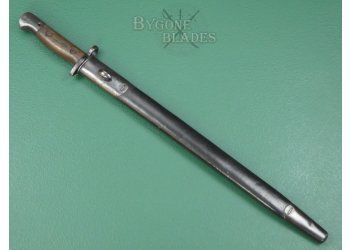 British Vickers 1907 Pattern Bayonet. Experimental Upper Edge. 1917. #2309004 #3