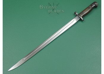 British Vickers 1907 Pattern Bayonet. Experimental Upper Edge. 1917. #2309004 #6