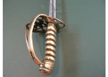 British Brass Hilt Victorian Staff Sergeant&#039;s Sword. Circa 1850 #8