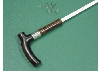 British Victorian Derby Handle Sword Cane Circa 1890. #2402001 #12