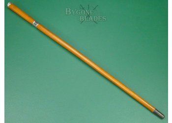 British Victorian Malacca Sword Cane. #2603005 #3