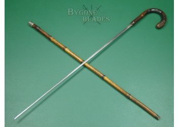 British Victorian Sword Cane. Hallmarked 1898. #2308005 #2