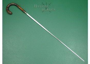 British Victorian Sword Cane. Hallmarked 1898. #2308005 #5