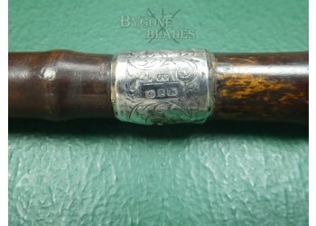 British Victorian Sword Cane. Hallmarked 1898. #2308005 #9