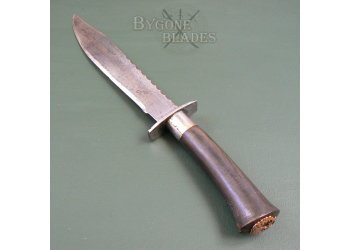 British WW1 Cpt. David McLaren Bain Gordon Highlanders Fighting Knife #9
