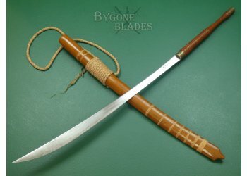 Burmese Dha Sword. Circa 1970. #2311003 #2