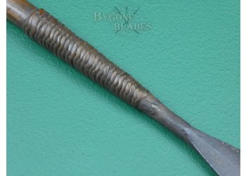 iklwa. Woven ilala palm binding