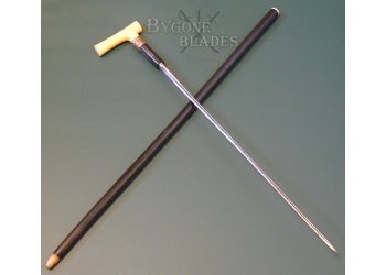 Antique Ivory Handle Sword Cane