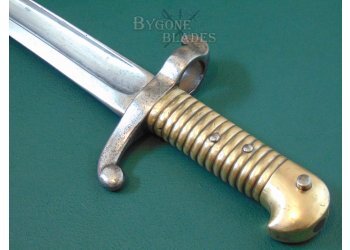 French Crimean War M1842 Yataghan Sword Bayonet. Chatellerault 1853 #9