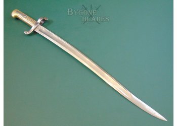 French Crimean War Model 1842 Yataghan Sword Bayonet. Dated 1851 #5