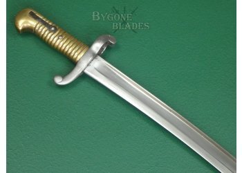 French M1842 Yataghan Sword Bayonet. Chatellerault 1853. #2407029 #7
