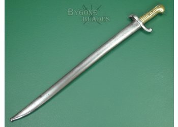 French M1842 Yataghan Sword Bayonet. Chatellerault 1856. #2307001 #4