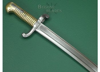 French M1842 Yataghan Sword Bayonet. Chatellerault 1856. #2307001 #7