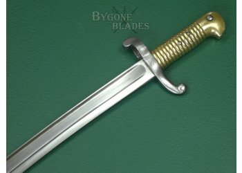 French M1842 Yataghan Sword Bayonet. Chatellerault 1856. #2307001 #8
