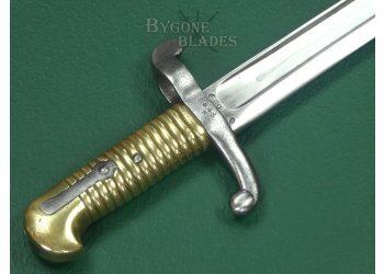 French M1842 Yataghan Sword Bayonet. Chatellerault 1856. #2307001 #9
