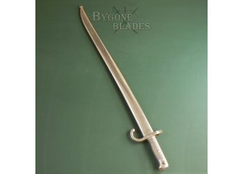 French M1866 Nickel-Plated Police Issue Chassepot Bayonet #3