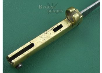 German Ersatz Bayonet EB21. Rare WW1 Brass Hilt Bayonet. #2101030 #9