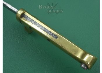 German Ersatz Bayonet EB21. Rare WW1 Brass Hilt Bayonet. #2101030 #10
