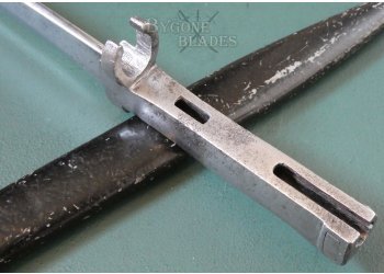 German Ersatz Bayonet EB24. Rare Un-Fullered Blade. Countersunk Muzzle Ring #9