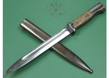 German K98 Bayonet. Coppel 1937. Matching Scabbard. #2504007 #2