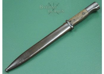 German K98 Bayonet. Coppel 1937. Matching Scabbard. #2504007 #4