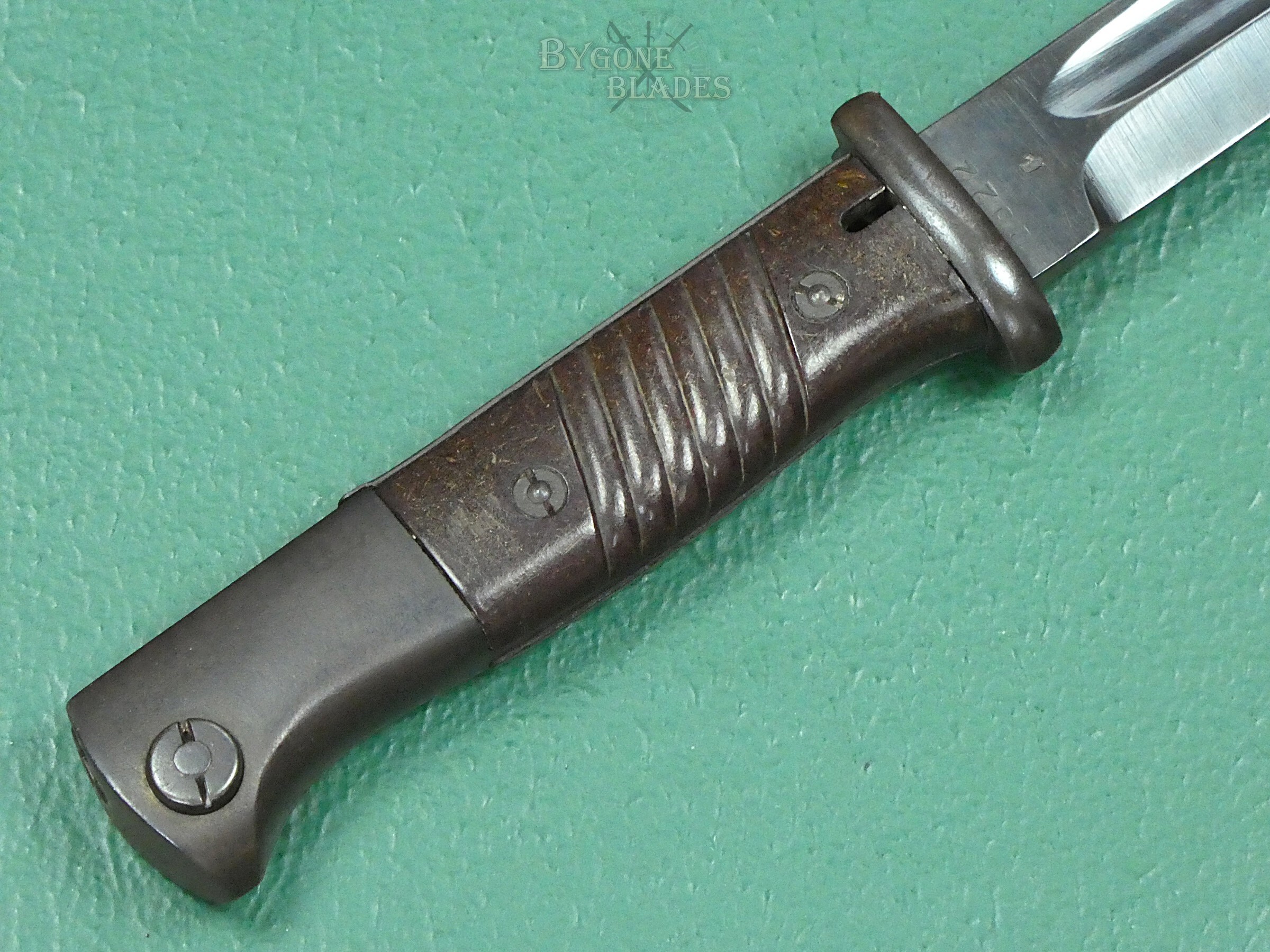 German K98 Bayonet. Horster 1944. Matching Numbered Scabbard. #2607004 #7