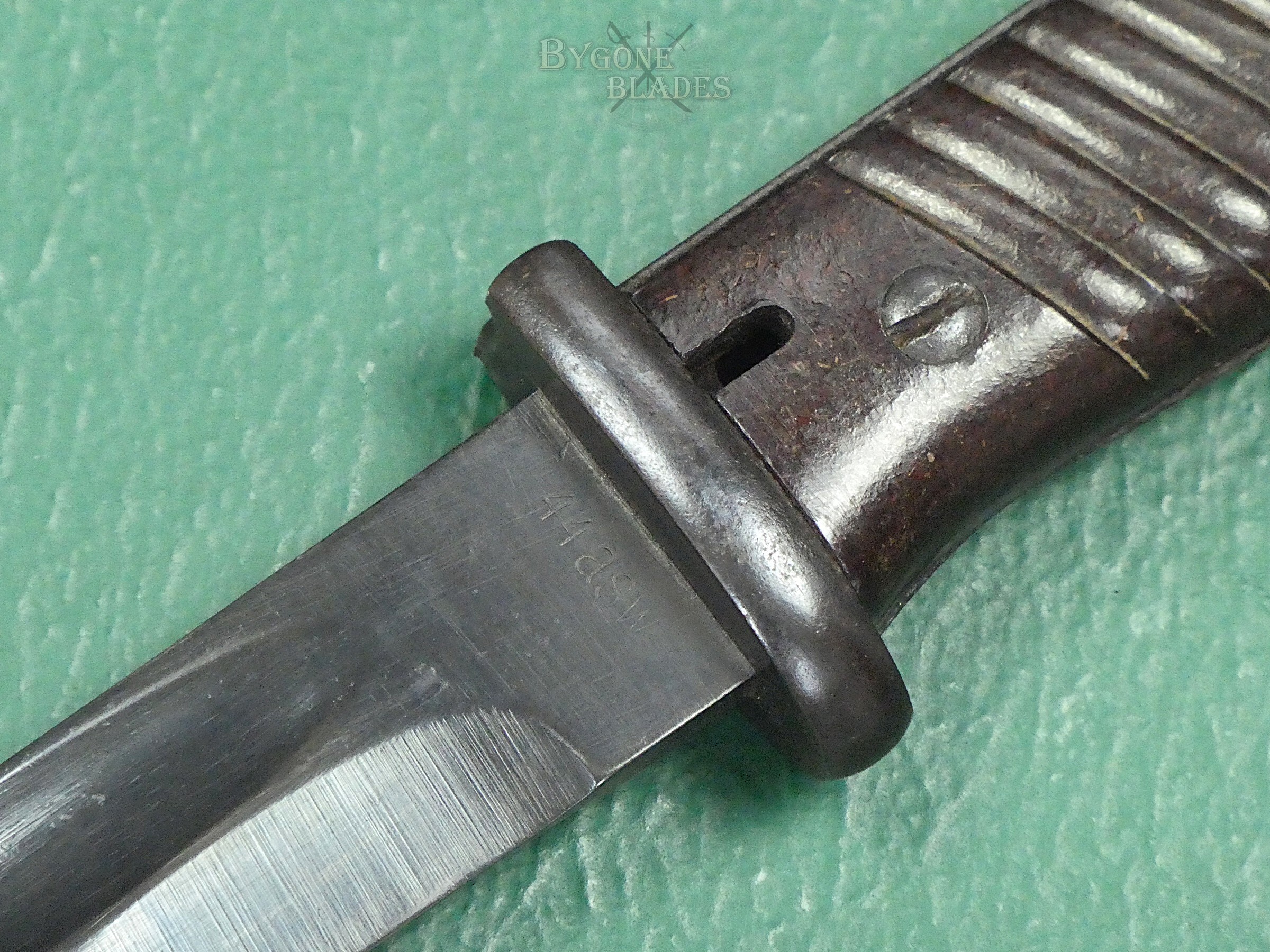 German K98 Bayonet. Horster 1944. Matching Numbered Scabbard. #2607004 #10
