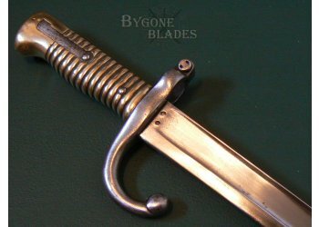 German Model 1866 Yataghan Bayonet. Franco-Prussian War Seizure Chassepot. Prussian Unit Marks #8