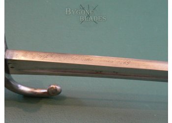 German Model 1866 Yataghan Bayonet. Franco-Prussian War Seizure Chassepot. Prussian Unit Marks #9