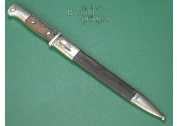 German S84/98 Saw-Back Bayonet. Heller 1915. #2510008 #3