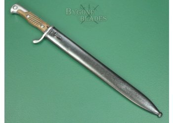 German S98/05 n. A. Sawback Bayonet. 1916. Weyersbery &amp; Kirschbaum. #2505001 #3