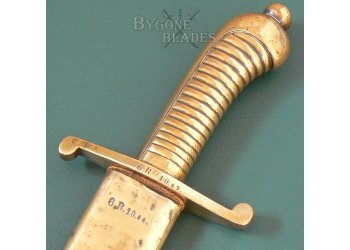 German. Saxon Infantry Pioneers Short Sword M1845 Fascine Knife #5