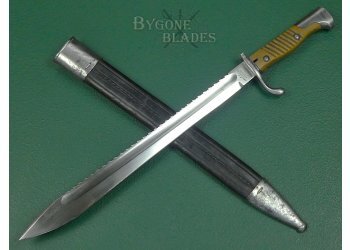 WW1 saw back bayonet
