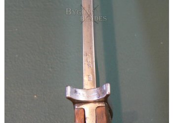 German WW1 First Pattern S98/05 Butchers Blade Bayonet. C.G.Haenel, Suhl 1914 #10