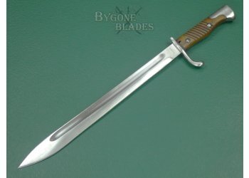 German WW1 S98/05 a.A. First Pattern Butchers Blade Bayonet. Simson &amp; Co. #2306012 #7