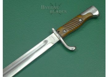 German WW1 S98/05 a.A. First Pattern Butchers Blade Bayonet. Simson &amp; Co. #2306012 #9