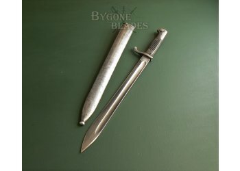 German WW1 S98/05 Butchers Blade Bayonet by Weyersberg &amp; Kirschbaum Solingen #4
