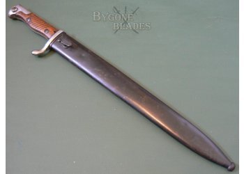German WW1 S98/05 Saw-Back Bayonet. Rare Twin Makers #3