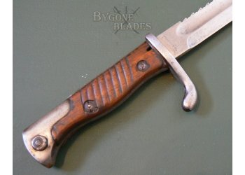 German WW1 S98/05 Saw-Back Bayonet. Rare Twin Makers #6