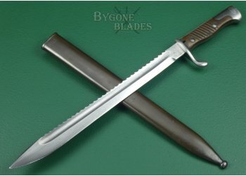 German sawback butcher blade bayonet