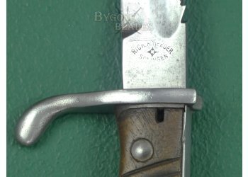 German WW1 S98/05 Saw Toothed Bayonet. Rare Double Maker. #2201006 #12