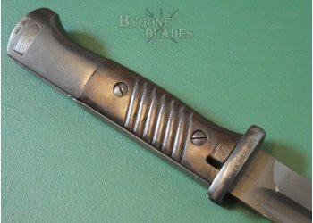 German WW2 K98 Bayonet. Clemen &amp; Jung. 1939 Matching Scabbard #9