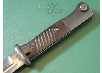 German WW2 K98 Bayonet. Clemen &amp; Jung. 1939 Matching Scabbard #10